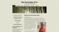 Desktop Screenshot of drdinaperezneira.com